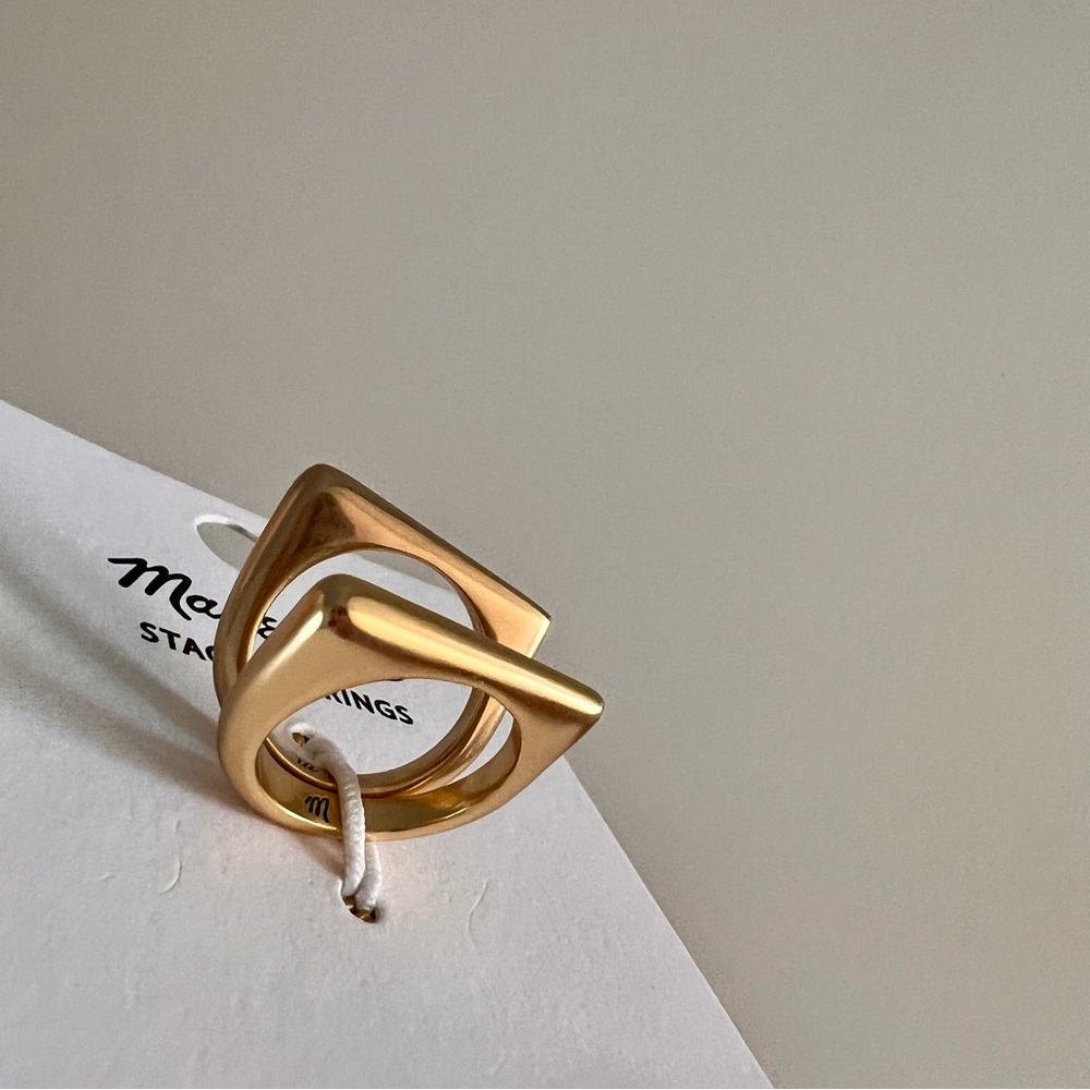 Madewell | NWT rings (set of 2) size 6